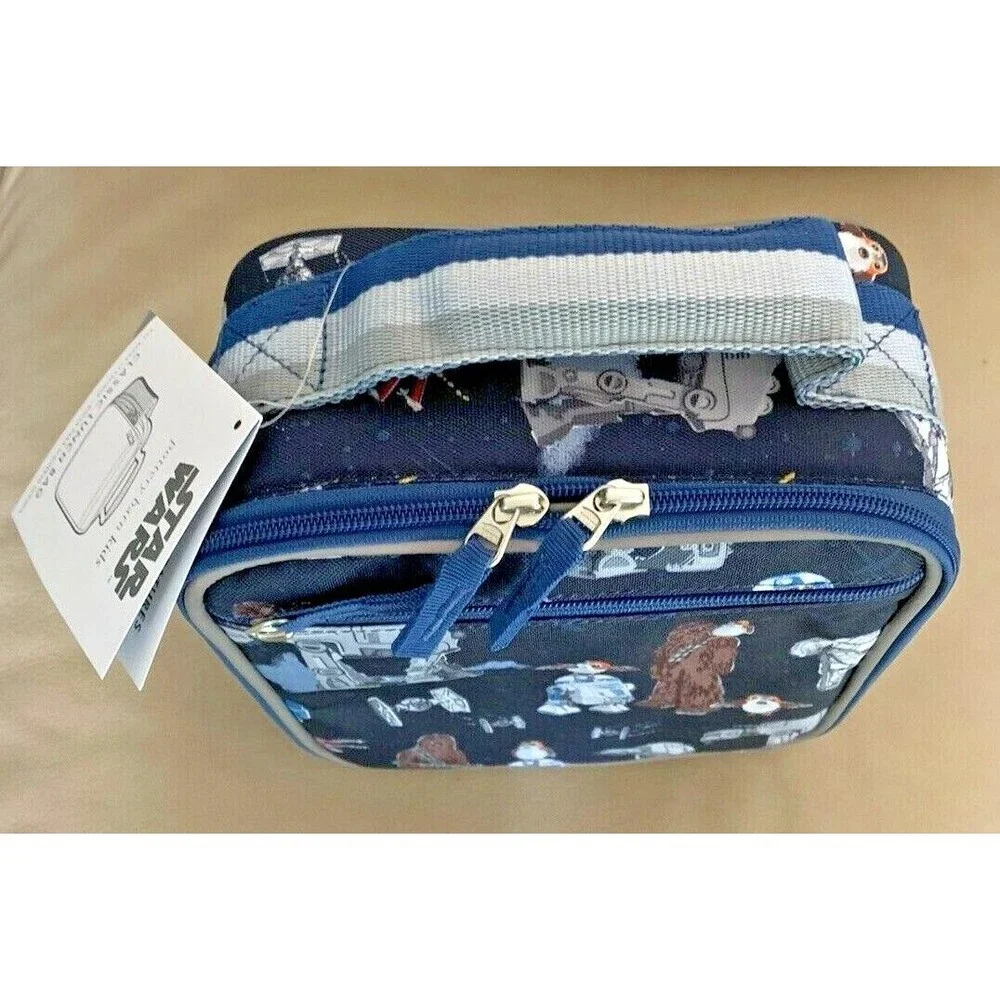 School Pottery Barn Disney LUNCH BOX BAG STAR WARS Solo Resistance grogu ,